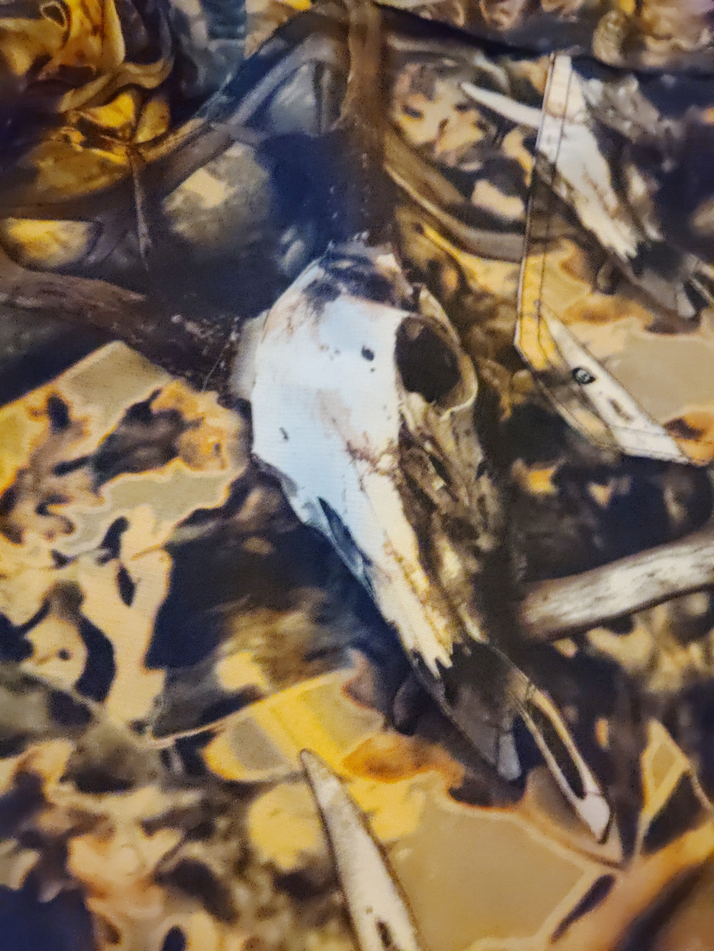 RedHead Men's Camouflage-Style Brown and Black Button Down Shirt - Picture 5 of 5